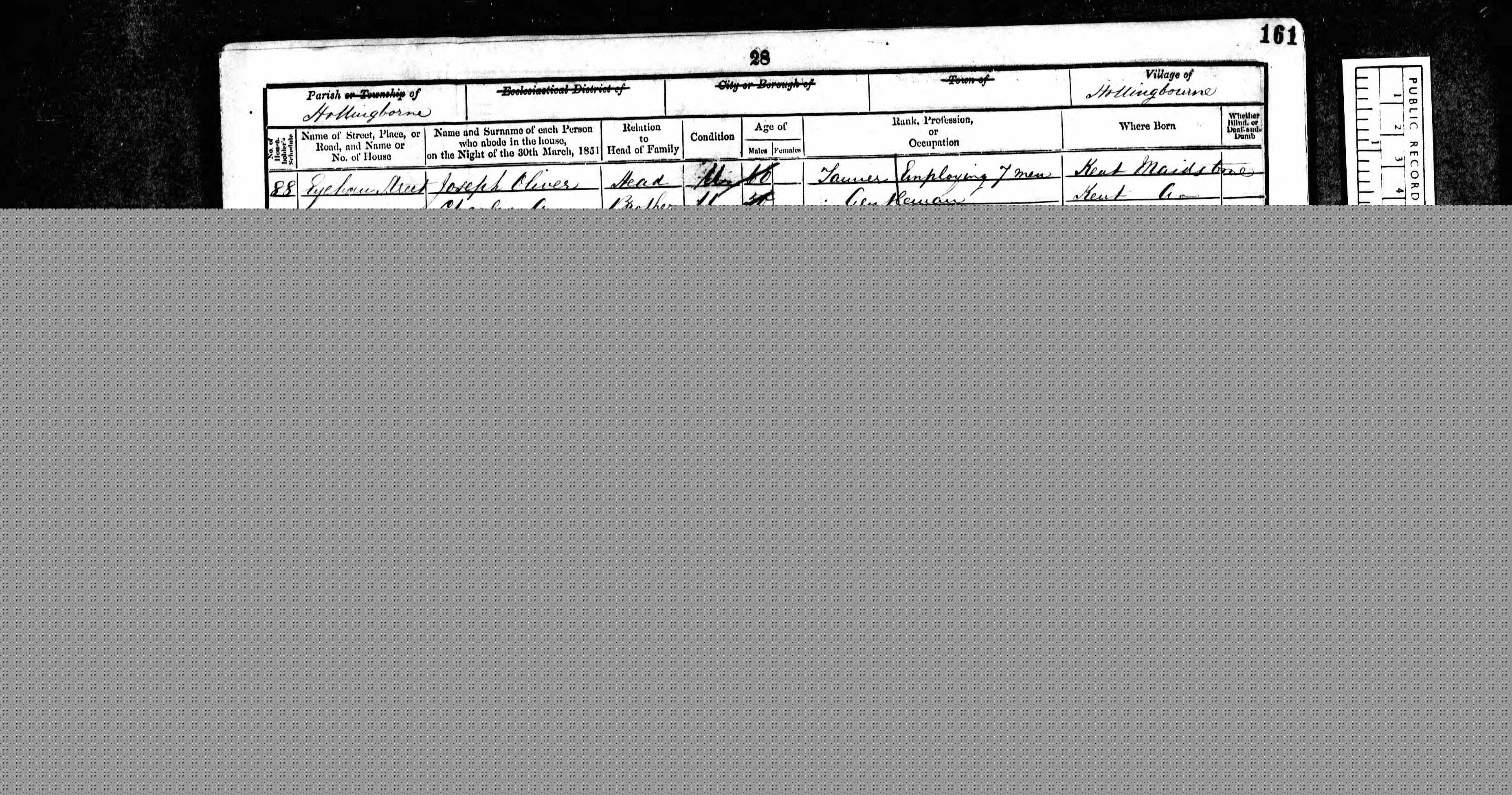 1851 England Census