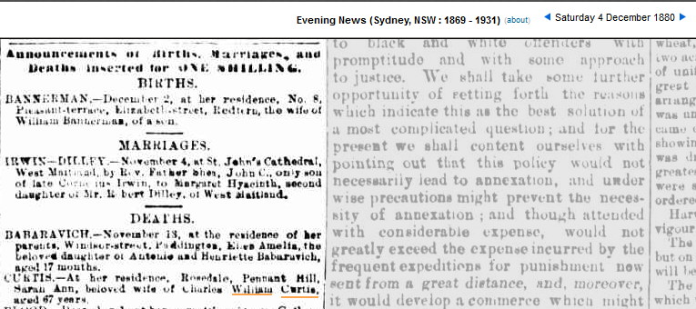 1880 - Death - Fuller Sarah Ann