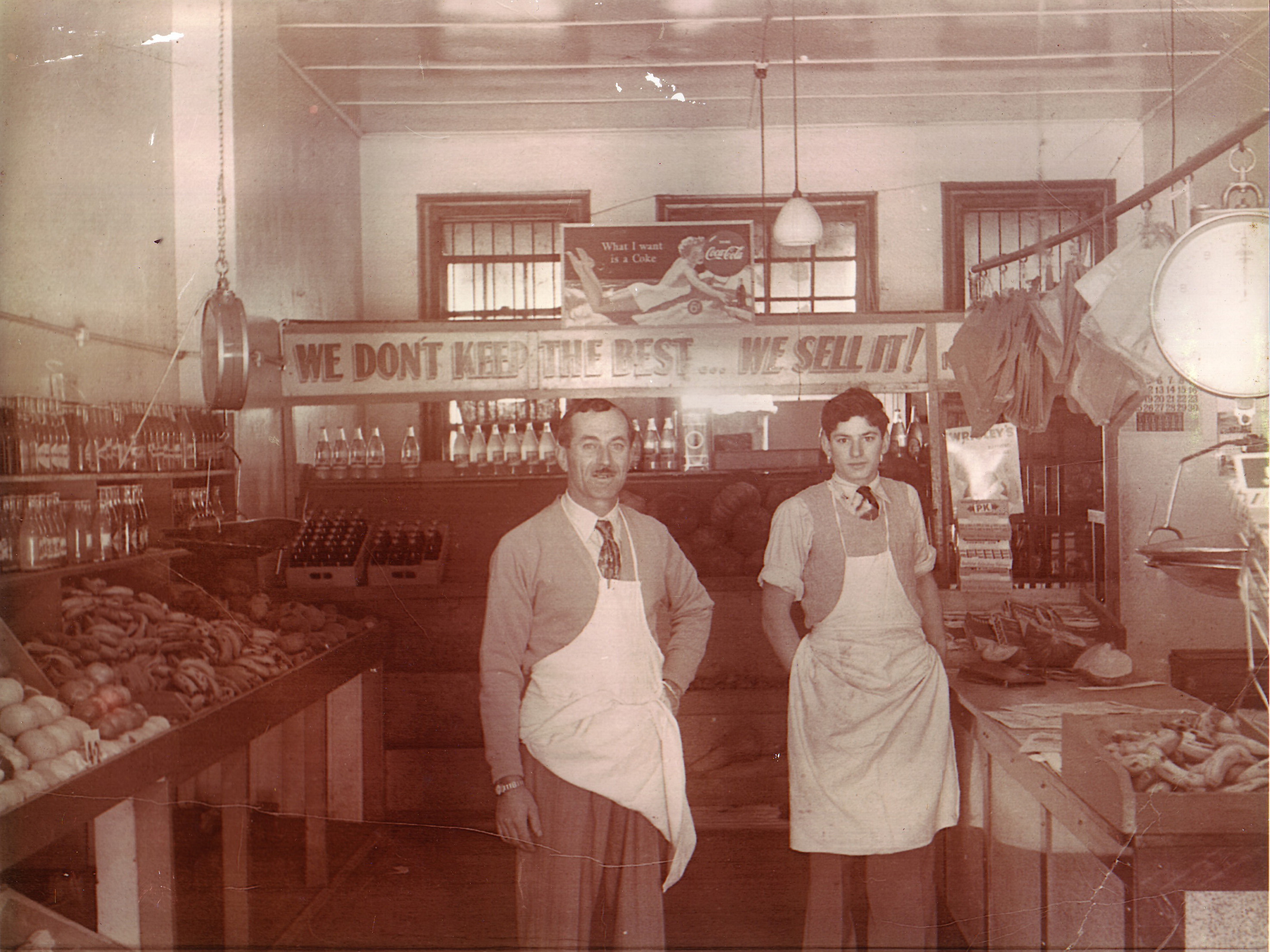 1950c - John Coorey with son, Paul