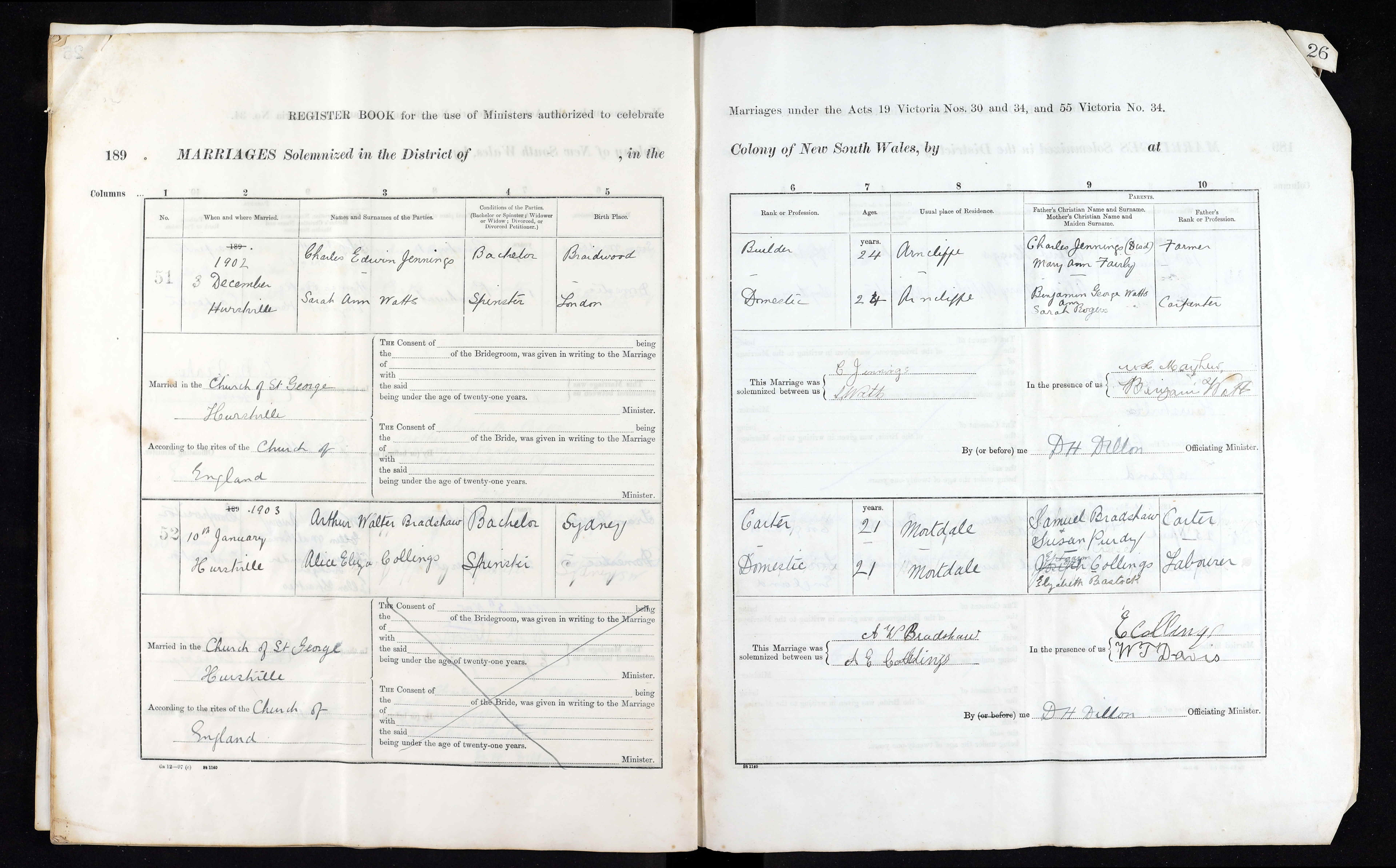 Sydney, Australia, Anglican Parish Registers, 1814-2011